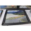 Image 5 : (5) Framed Train Pictures - Varying Sizes, Train Piggy Pain