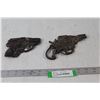 Image 1 : (2) Pistols That Went Through a Hydraulic Press