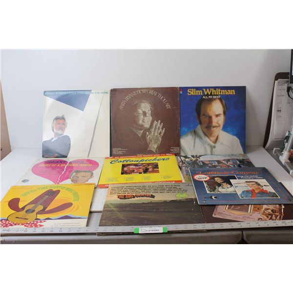 (14) Records - Loretta and Conway Sing The Great Country Hits, Slim Whitman All My Best, Johnny Cash