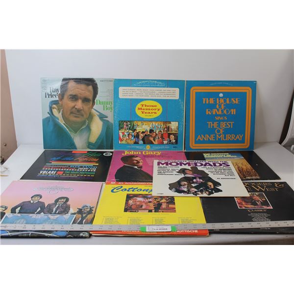 (10) Records - Ray Price Danny Boy, John Gary Sings Your All Time Favourite Songs, The Oakridge Boys