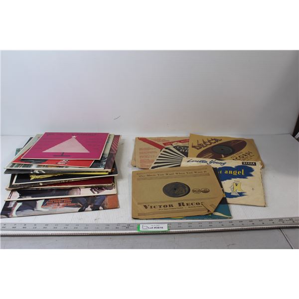 (21) Records - Lonetta Young The littlest Angel, Charlie Kunz Piano Medley