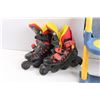 Image 3 : Incomplete Potty Training Seat w/Ladder & Black Ice Roller Blades (Size Unknown)