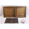 Image 4 : (2) Wooden Framed Mirrors (16"x16"), Dual Picture Frame(8"x10" Each side)& "Meditations for Men Who 