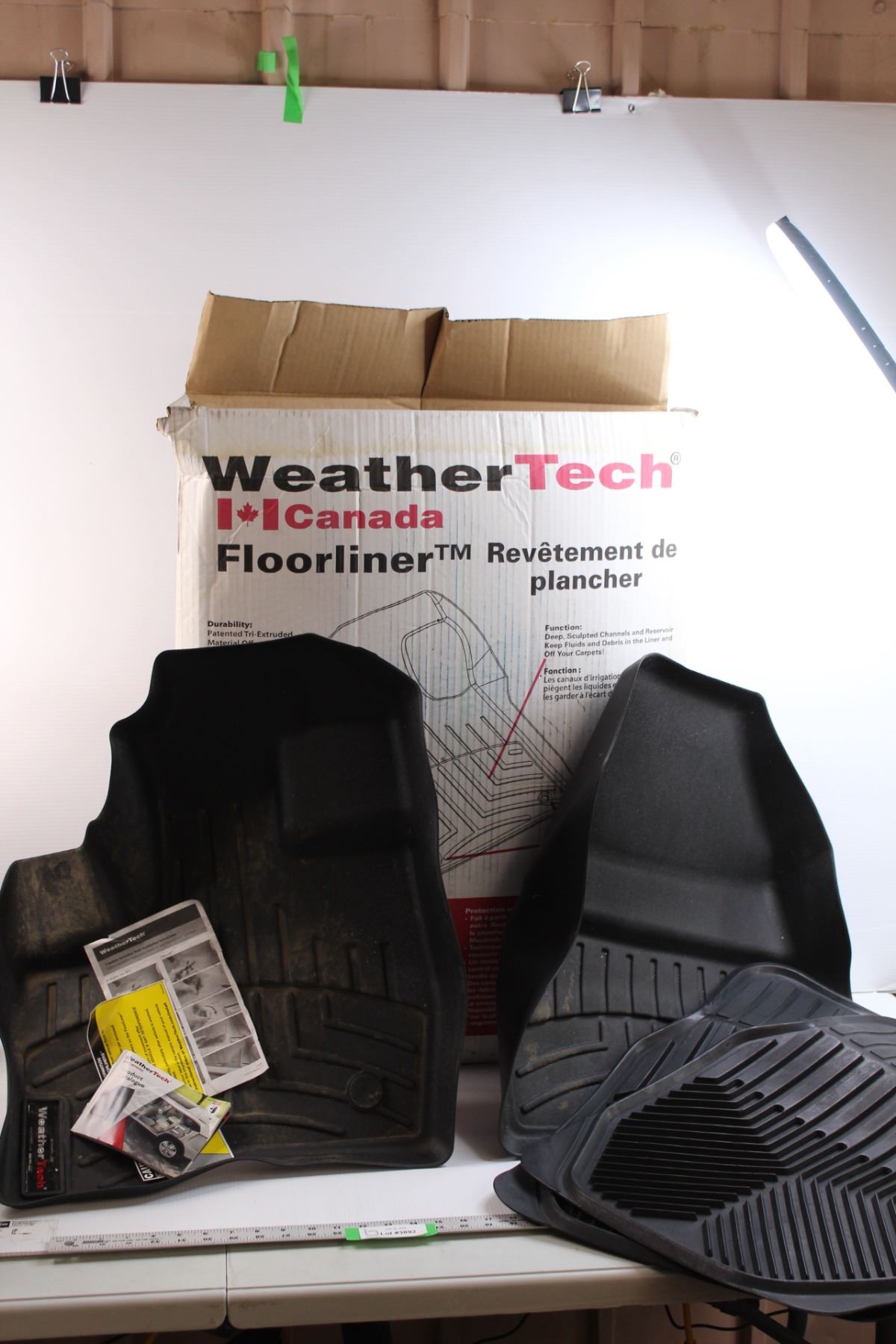 *WeatherTech Floorliner Front Mats for Ford F-150 w/Original Box & (2 ...