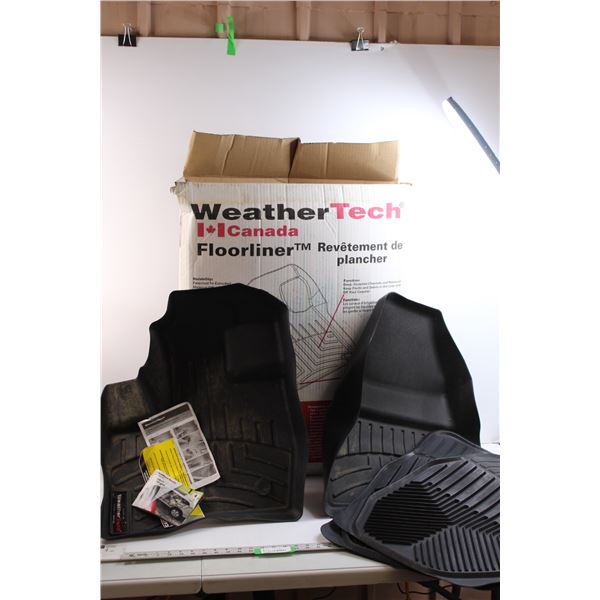 *WeatherTech Floorliner Front Mats for Ford F-150 w/Original Box & (2) Additional Generic Mats