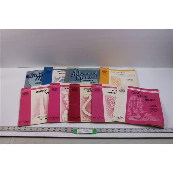 (9) Cornet/Trumpet Music Books