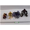 Image 1 : Transformers Beast Wars - Optimus Primal, Predacon Megatron, Cheetor, Finback Shell (As is Condition