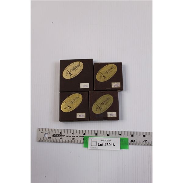 (4 Boxes) Le Professional Pool Cue Tips - Factory Sealed, Varying Sizes