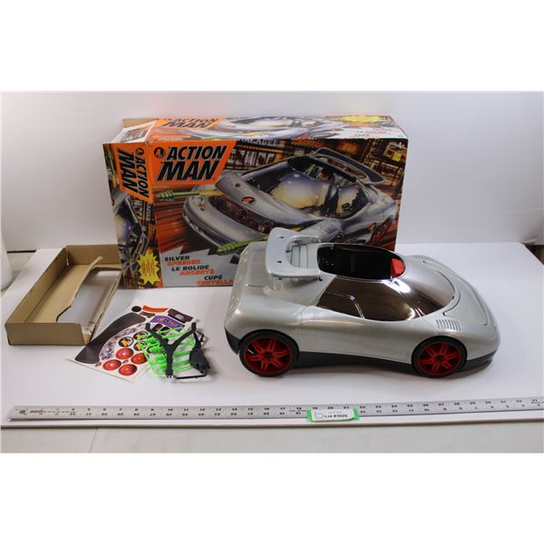Hasbro Action Man Silver Speeder w/original Box - circa 1999