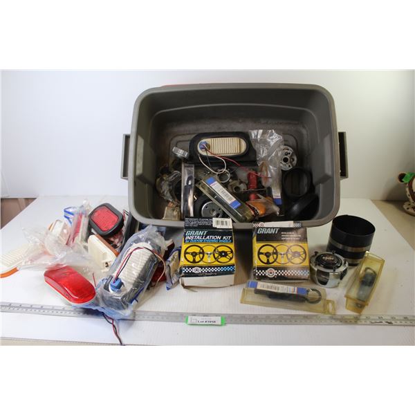 Automotive Parts & Accessories - Lights - Steering Wheel Instal Kits - Tote w/Lid