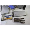 Image 4 : Aluminum Form Holders - Credit Card Swipers - Stapler - Cash rates Booklet