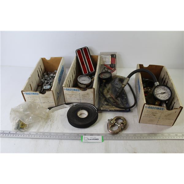 Battery Post Connectors - Foam One Sided Tape - Compression Tester - Short Tester - Fuel Pump Pressu