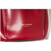 Image 5 : Saint Laurent YSL Burgundy Smooth Leather Talitha Bucket Bag