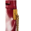 Image 6 : Saint Laurent YSL Burgundy Smooth Leather Talitha Bucket Bag