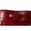 Image 9 : Saint Laurent YSL Burgundy Smooth Leather Talitha Bucket Bag