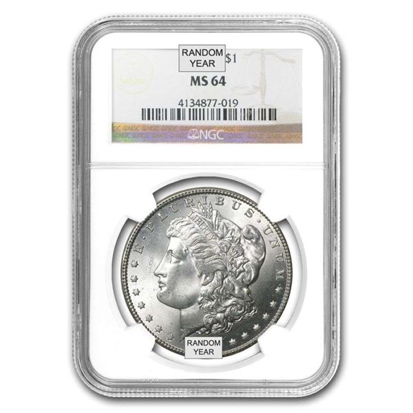 Box (20) Mixed Date & MM NGC MS64 Morgan Silver Dollar
