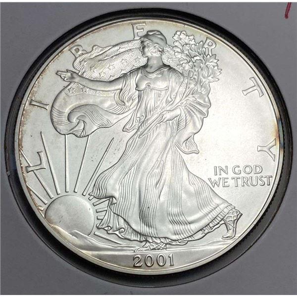 2001 American Silver Eagle MS69