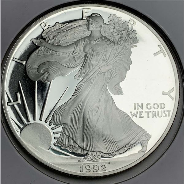 1992-S American Silver Eagle PF69