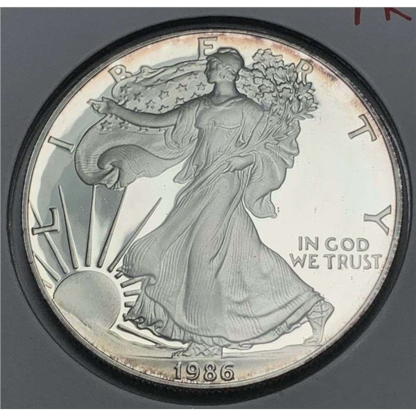 1986-S American Silver Eagle PF69