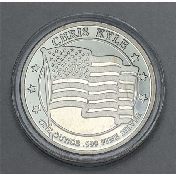 Chris Kyle Frog Foundation 1 ozt .999 Silver