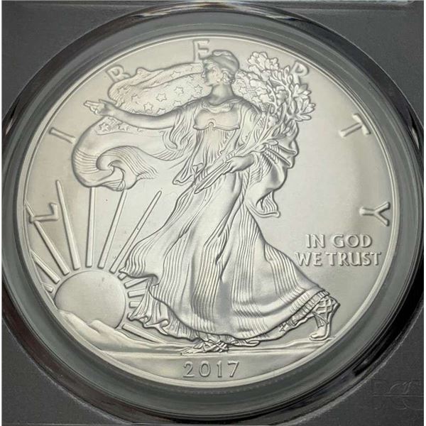 2017 American Silver Eagle PCGS MS70 First Strike