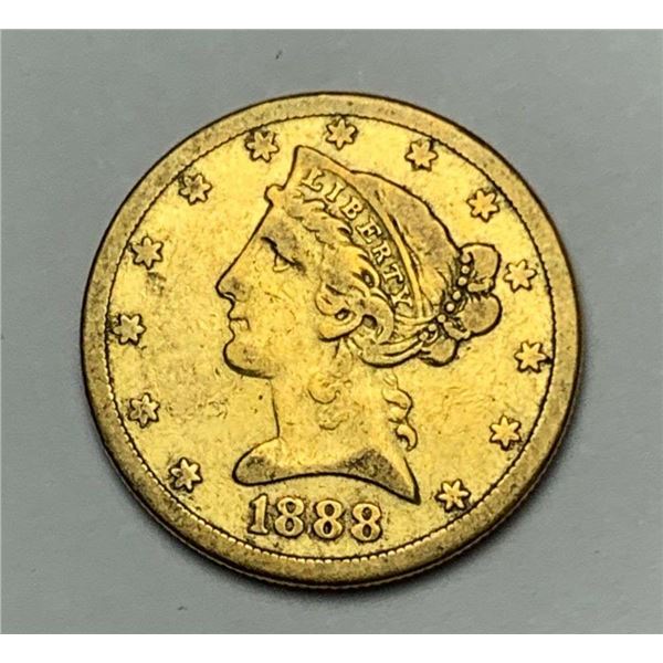 1888-S Gold $5 Liberty Head
