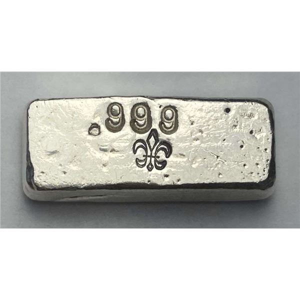 Poured 1.18 ozt .999 Silver Bar