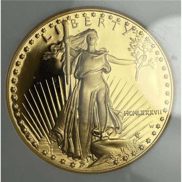 Last Minute! 1987-W American $50 Gold Eagle 1 ozt NGC PF69 Ultra Cameo