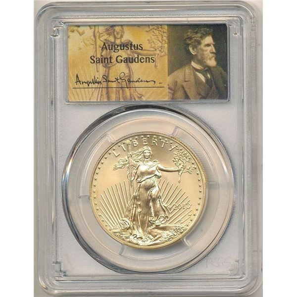 Last Minute! 2013-W Burnished American $50 Gold Eagle 1 ozt PCGS SP70 (Augustus Saint Gaudens)