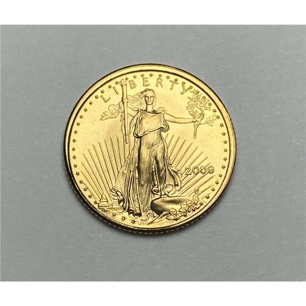 2000 American $5 Gold Eagle 1/10 ozt