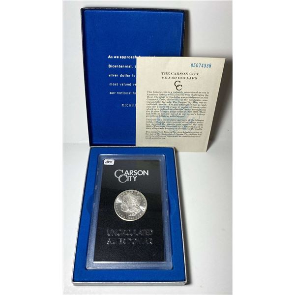 1885-CC Morgan Silver Dollar MS65 GSA
