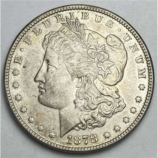 1878 7TF Morgan Silver Dollar MS60