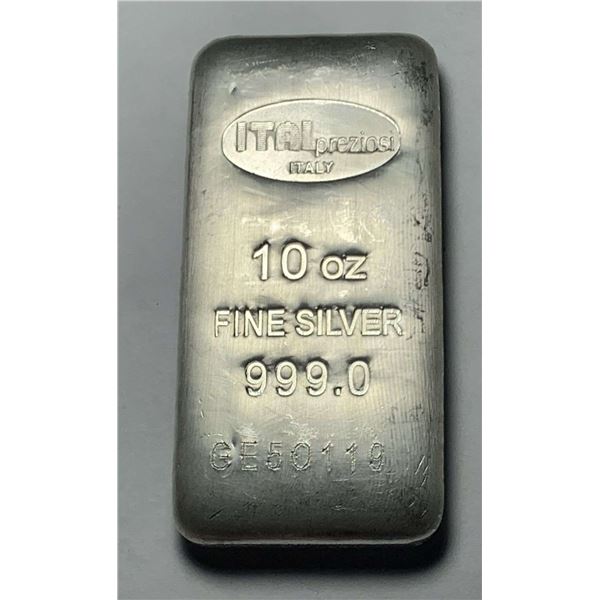 ItalPreziosi 10 ozt .999 Silver Bar