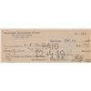 Image 1 : Max R. Wilner and Sigmund Romberg signed check