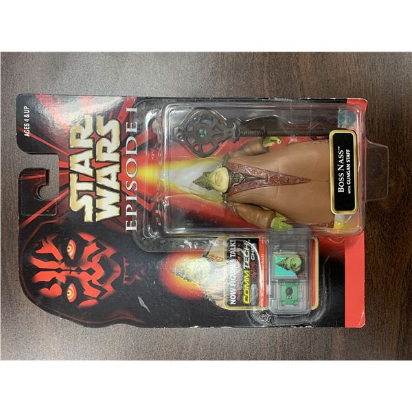 Star Wars unsigned Boss Nass action figure