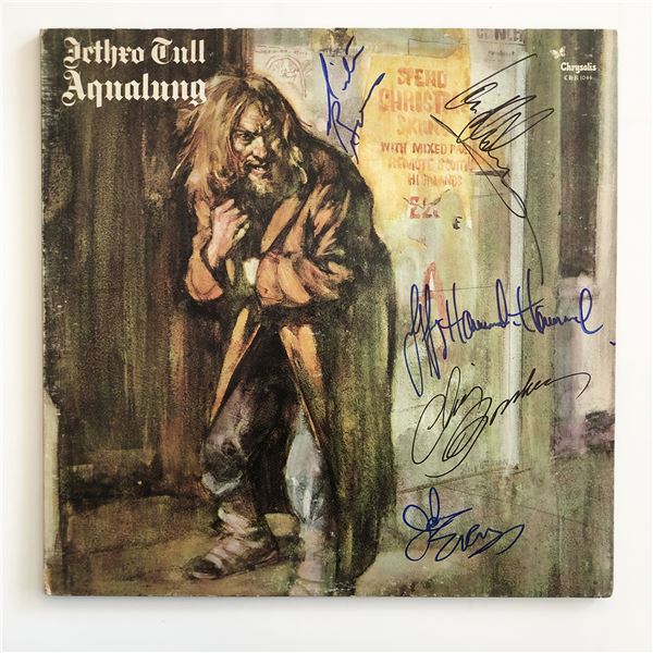 Jethro Tull Aqualung signed album