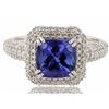 Image 1 : 2.26CT TANZANITE & 1.01CTW DIAMOND 14K GOLD RING