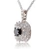 Image 2 : 2.16CT BLACK DIAMOND 1.18CTW DIA 18K GOLD NECKLACE