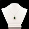 Image 3 : 12.36CT EMERALD & 0.83CTW DIA 18K GOLD NECKLACE