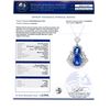 Image 2 : PLATINUM 8.9CT TANZANITE & 1.4CTW DIAMOND NECKLACE