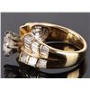 Image 2 : 1.73CTW SI2 DIAMOND 18K GOLD WEDDING RING (IGL)