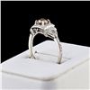 Image 2 : 1.00CT ORNAGE DIAMOND 18K WHITE GOLD RING 1.44CTW
