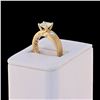 Image 6 : 1.00CT YELLOW CENTER DIAMOND 18K GOLD RING 1.29CTW