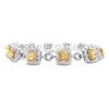 Image 1 : 5.33CTW DIAMOND 14K WHITE & YELLOW GOLD BRACELET