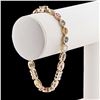 Image 3 : 17.11CTW SAPPHIRE & 0.73CTW DIA 14K GOLD BRACELET