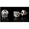 Image 1 : 1.38CTW DIAMOND 14K YELLOW GOLD EARRINGS