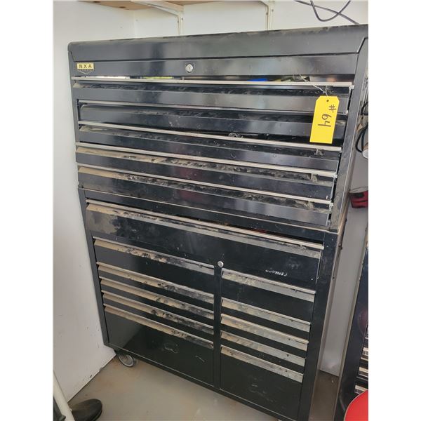 Approx 16 drawer rolling tool chest.  Complete with large quantity of hand tools, and good quality m