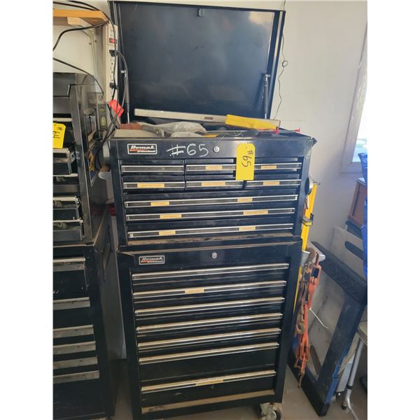Approx 16 drawer rolling tool chest.  Complete with good quality tools, and misc. Bring boxes, and h