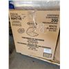 Image 3 : Rolling cart complete with 2 boxes of plastic containers.