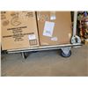 Image 4 : Rolling cart complete with 2 boxes of plastic containers.